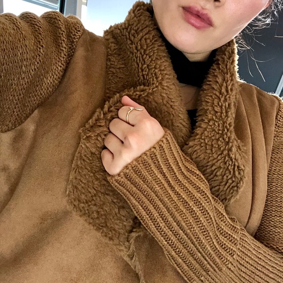 ◾️Isla Suede Knit Cardigan - Picture 3 of 6